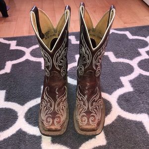 Justin Llano boots size 6.5 made in the USA